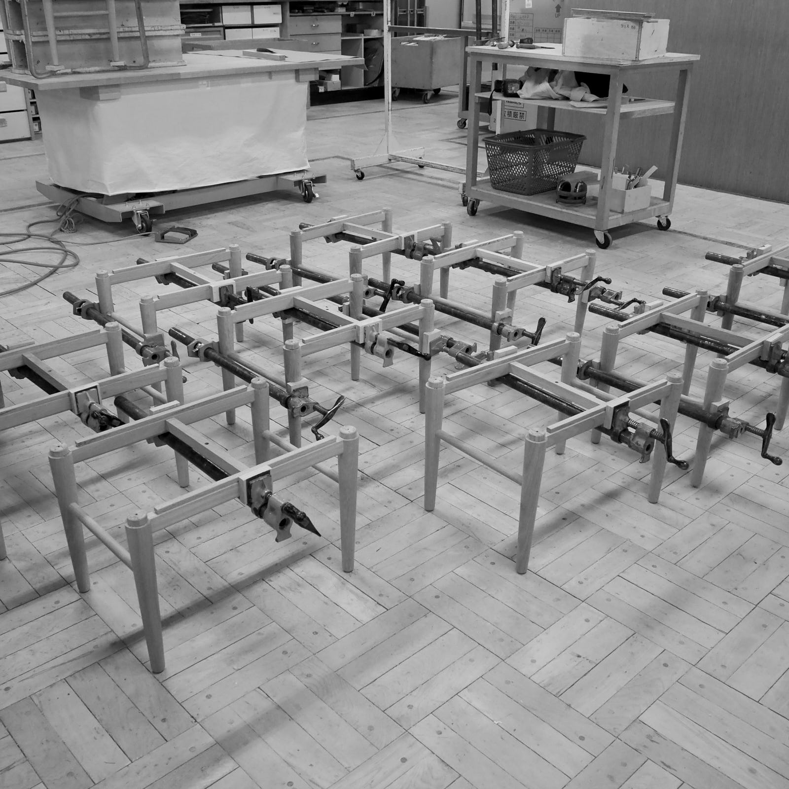 Process of Indsande - daybed, table & stool