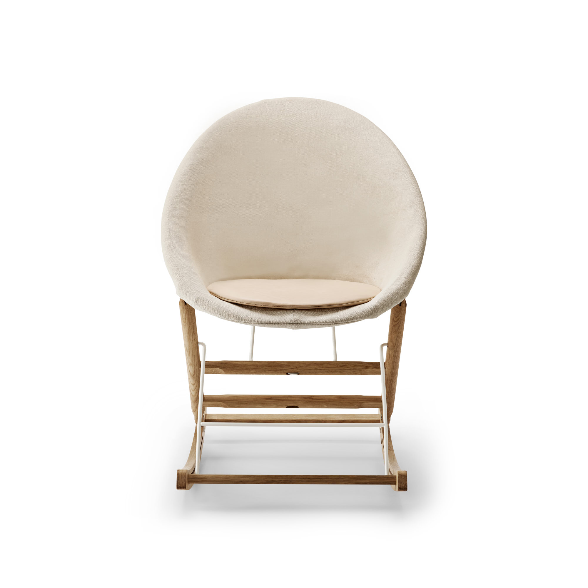 Rocking nest chair front
