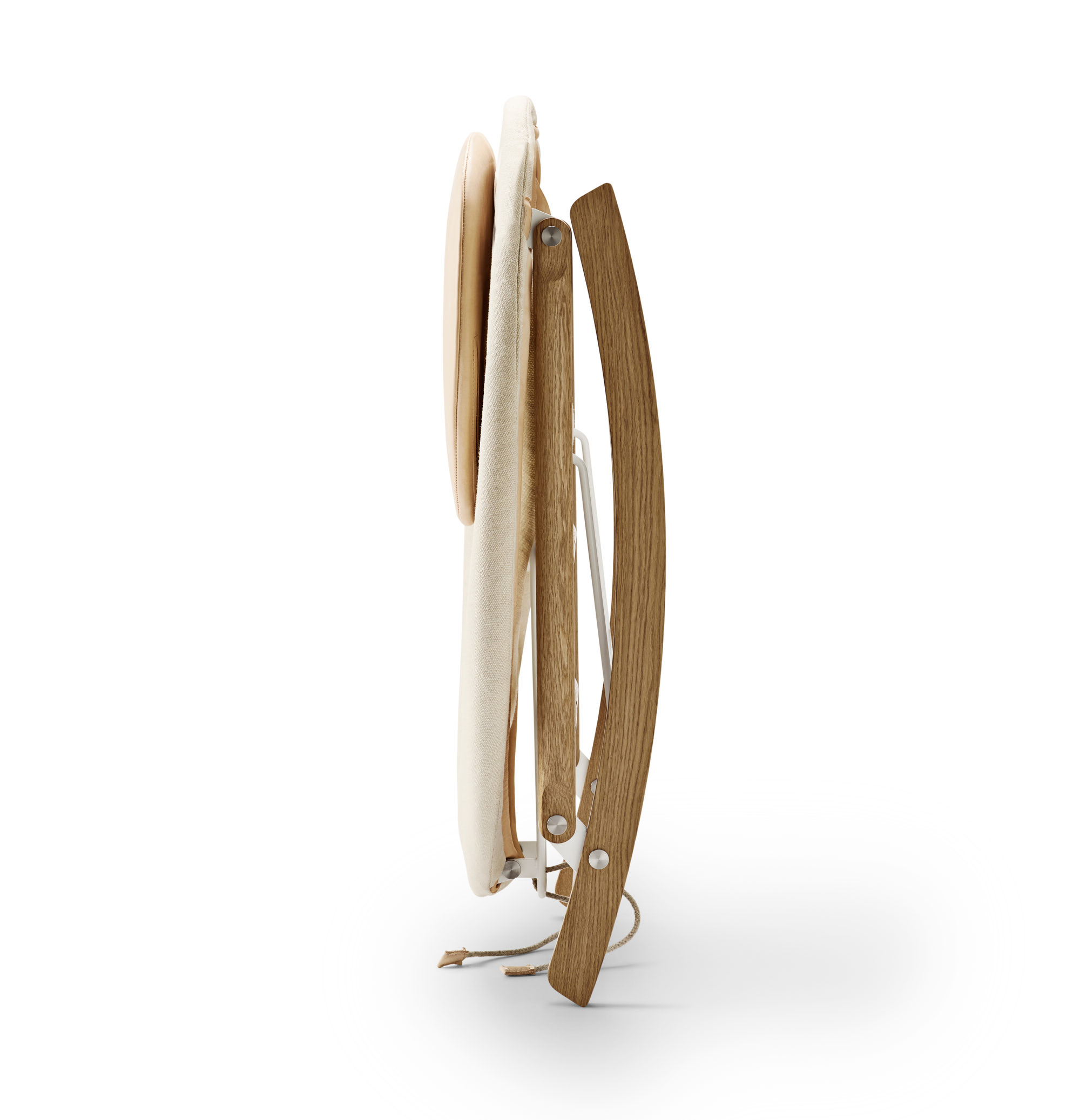Rocking nest chair folded